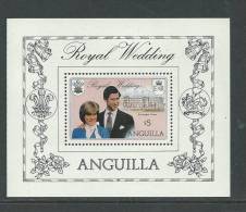 Anguilla BF N° 38  XX Mariage Royal Du Prince Charles Et De Lady Diana Spencer, Le Bloc Sans Charnière, TB - Anguilla (1968-...)