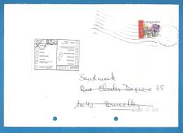 3 Enveloppes - Retour - Déménagé - Verhuisd - Covers & Documents