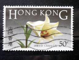 Hong Kong - 1985 - Mi.nr.469 - Used - Flowers - Chinese Lily - Lilium Brownii - - Gebraucht