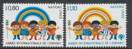 UN Geneva 1979 Michel # 83-84 MNH - Nuevos