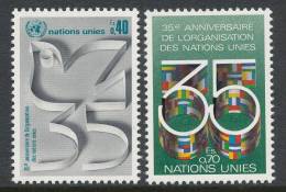 UN Geneva 1980 Michel # 92A-93A MNH - Neufs