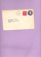 12389  Entier Postal Usa Milfort 1949 - Other & Unclassified