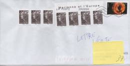 FETE DU TIMBRE 2012 FEU VOLCAN      1 Er JOUR LE 13/10/2012 AU TARIF0.95 € LETTRE VERTE - Posttarife