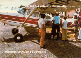 B71384 Mission Aviation Fellowship Tot Het Uiterste Der Aarde    Plan  Plane   2 Scans - Reuniones