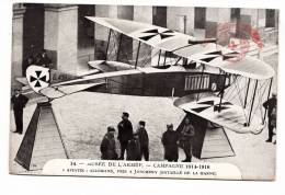 B71402 Musee De  ;; Armef Campagne 1914-1916 Aviatik Allemand Pris A Jonchery  Plane Plan   2 Scans - 1914-1918: 1. Weltkrieg