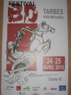 Affiche LARGE Marc Festival BD Tarbes 2010 - Afiches & Offsets