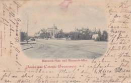 BISMARCK - PLATZ UND BISMARCK - ALLEE , COLONIE GRUNEWALD,1899. - Charlottenburg