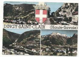 Dingy-Saint-Clair (74) : 4 Vues Générales Aériennes En 1950. - Dingy-Saint-Clair