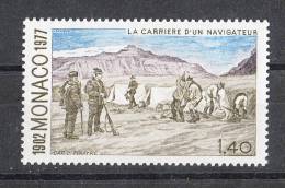 Monaco   -   1977.  Accampamento  Artico Del Principe Alberto 1^  Di Monaco. Arctic Camp, MNH, Freschissimo - Polarforscher & Promis