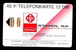 Deutschland STAPOL K 208-91.1000, Chip, Extrem Selten!!!, RRRR, UNC, TK 69 - K-Serie : Serie Clienti