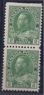 Canada1922: Michel106 Mnh**vertical Pair - Nuevos