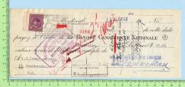 Montreal Quebec  3 Cents Scott #252  Sur Cheque Banque Canadien National 1948 Excise Tax - Schecks  Und Reiseschecks