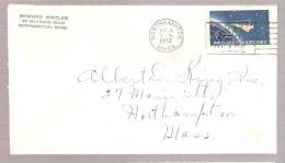 Cover Project Mercury Stamp - Postmarked PRAY FOR PEACE - Northampton, Mass.  - Howard Kistler - Briefe U. Dokumente