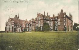 Cambridge - Homerton College  Post Card 1908 - Cambridge