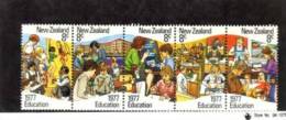 NOUVELLE ZELANDE1977 EDUCATION  YVERT N°684/88  NEUF MNH** - Ongebruikt