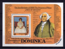 Dominica - 1982 - 21st Birthday Of Princess Of Wales Miniature Sheet - MNH - Dominique (1978-...)