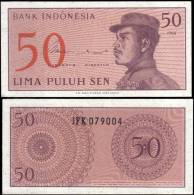 Indonesia 1964 50 Sen Banknotes Uncirculated UNC - Autres & Non Classés