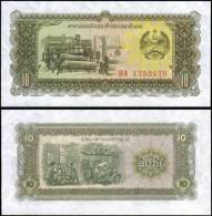 Laos 10 Kip Banknotes Uncirculated UNC - Autres & Non Classés