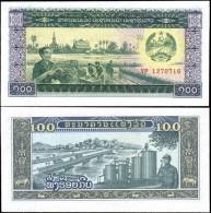 Laos 100 Kip Banknotes Uncirculated UNC - Other & Unclassified