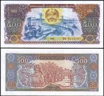 Laos 1988 500 Kip Banknotes Uncirculated UNC - Other & Unclassified