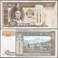 Mongolia 2000 50 Tugrik Banknotes Uncirculated UNC - Andere & Zonder Classificatie