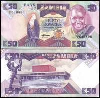 Zambia P28 50 Kwacha Eagle Banknotes Uncirculated UNC - Sonstige & Ohne Zuordnung