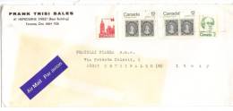 VER1160 - CANADA  1978  , Lettera Commerciale  Per L'Italia. - Storia Postale