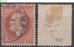 ROMANIA, 1872, Prince Carol, Cancelled (o), Scott / Michel 57 / 40, {-} - Usati