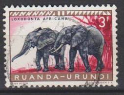 Ruanda-Urundi N° 212 ° - Faune Du Ruanda - 1959 - Gebraucht