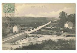 CP  MERY  CARREFOUR DU RHUS     - ECRITE EN 1906 - Mery Sur Oise