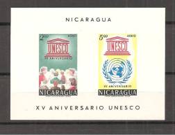 Bloc ** NICARAGUA NON DENTELE UNESCO - Nicaragua