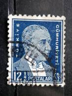 Turkey - 1931 - Mi.nr.956 X - Used - Ataturk, President - Definitives - Used Stamps