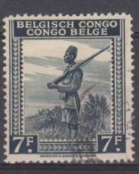 Congo Belge N° 244 A ° Palmiers -  1942 - Gebraucht