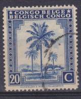 Congo Belge N° 251 ° Palmiers -  1942 - Usados