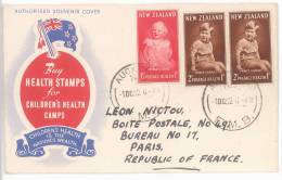 NEW ZEALAND HEALTH STAMPS FOR CHILDREN'S HEALTH CAMPS - Cartas & Documentos
