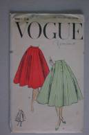 PEX/39  VOGUE PATTERN SERVICE - CARTA MODELLO MODA Anni ´50/´60 GONNA/TAGLIO/CUCITO - Patterns