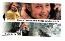 618 F618 - 02/96 - TELECARTE 50 - FRANCE TELECOM Et Le Monde Est Plus Proche - A 61018142 606040573 - 1996