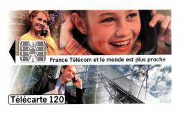 619 F619 - 02/96 - TELECARTE 120 - FRANCE TELECOM Et Le Monde Est Plus Proche - 609597596 C61056181 - 1996