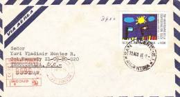 Cover Argentina To Honduras 1991 ( Switzerland , Suiza  700th Anniversary) - Lettres & Documents