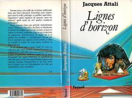 Couverture Livre J. Attali "Lignes D´Horizon" - Ill. Philippe Druillet - Druillet