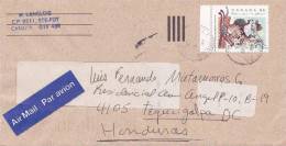 Cover Canada To Honduras 1998 * Christmas 1986 * - Covers & Documents