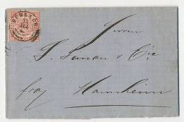 1869 Luxusstempel DURLACH Auf 3 Kr. Baden Franco Nach Mannheim - Covers & Documents