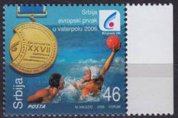 2006 - SERBIA - WATER POLO  - MNH - EUROPEAN CHAMPIONSHIP - GOLD Medal - Waterpolo