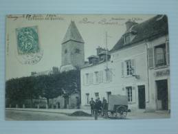 YVELINES BONNIERES L EGLISE  BON ETAT VOIR SCAN  VOYAGEE 1904 - Bonnieres Sur Seine