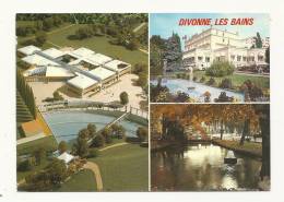 Cp, 01, Divonne-les-Bains, Multi-Vues,  Voyagée 1990 - Divonne Les Bains