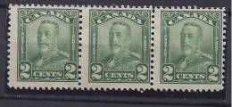 Canada1928:Scott150(Miche L109) Horizontal Strip Of 3mnh** - Neufs