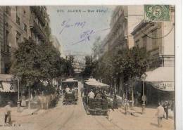 Alger   Rue D'Isly  Tramway  (voir Scan) - Alger