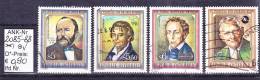 27.3.1992 -  SM-Satz  "Naturwissenschaftler""  -  O  Gestempelt  -  Siehe Scan  (2085-2088o 01-02) - Used Stamps