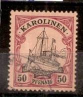 CAROLINES.1900.Colonie Allemande.Michel N°14.OBLITERE.W23 - Caroline Islands
