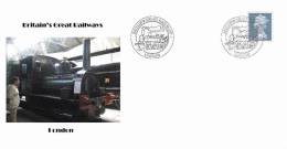 Great Britain 2012 - Special Postmark - Britain´s Great Railways - Máquinas Franqueo (EMA)